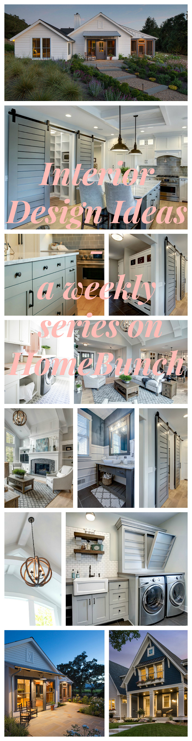 Interior Design Ideas - a weekly series on Home Bunch