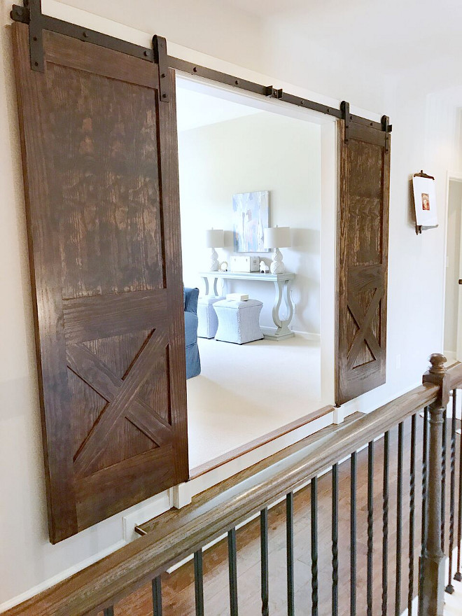 Sliding Barn Doors. Sliding Barn Doors. We chose a rustic wood barn doors for this space. Sliding Barn Doors Hardware. Sliding Barn Doors. Sliding Barn Doors. Sliding Barn Doors Hardware #SlidingBarnDoors #SlidingBarnDoor #SlidingBarnDoorsHardware Beautiful Homes of Instagram @sugarcolorinteriors