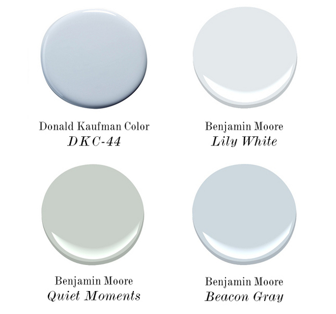 Soft Beachy Paint Colors Donald Kaufman Color DKC-44. Benjamin Moore Lily White. Benjamin Moore Quiet Moments. Benjamin Moore Beacon Gray #SoftBeachyPaintColors. #BeachyPaintColors #SoftPaintColors #SoftBeachyPaints #DonaldKaufmanColorDKC44 #BenjaminMooreLilyWhite #BenjaminMooreQuietMoments #BenjaminMooreBeaconGray Via Pinterest