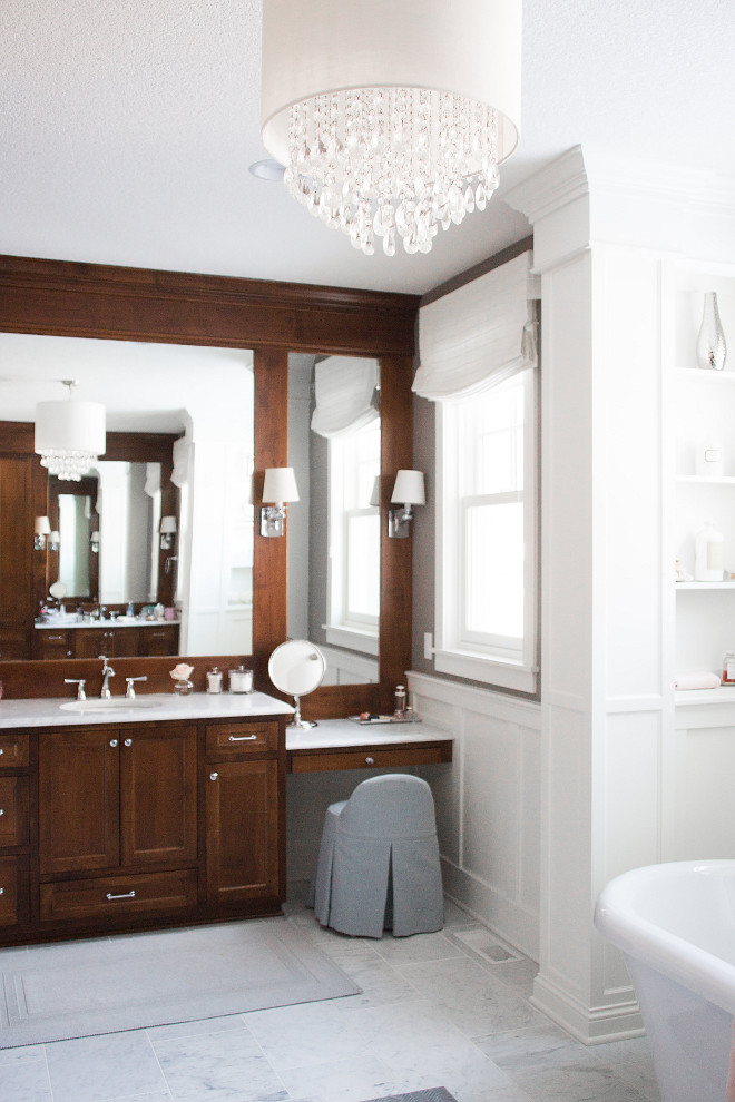 Bathroom Cabinet with make-up vanity. Bathroom Cabinet with make-up vanity ideas. Bathroom Cabinet with make-up vanity layout. Bathroom Cabinet with make-up vanity #Bathroom #Cabinet #makeupvanity Bria Hammel Interiors