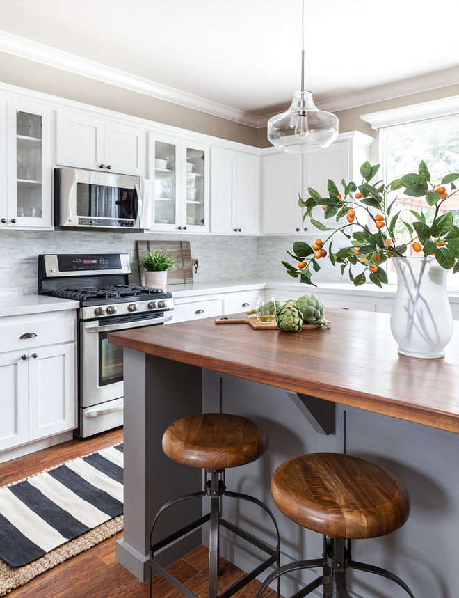 Benjamin Moore Chelsea Gray. Chelsea Gray by Benjamin Moore. Dark Grey Kitchen Island Paint Color Chelsea Gray BM. BM Chelsea Gray #BenjaminMooreChelseaGray #DarkGrey #paintcolor #BenjaminMoorePaintColors #ChelseaGraybyBenjaminMoore #ChelseaGray #BM #BMChelseaGray Juxtaposed Interiors