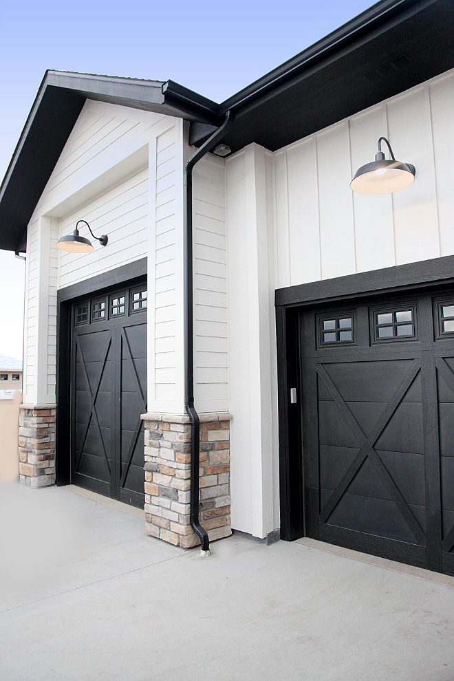 Black Garage Door Paint Color. Black Garage Door Paint Color Ideas. Black Garage Door Paint Color: Sherwin Williams Tricorn Black. Black Garage Door Paint Color #BlackGarageDoor #PaintColor #SherwinWilliamsTricornBlack #BlackGarageDoorPaintColor #BlackGarageDoor #PaintColor #GarageDoorPaintColor Home Bunch's Beautiful Homes of Instagram @household no.6