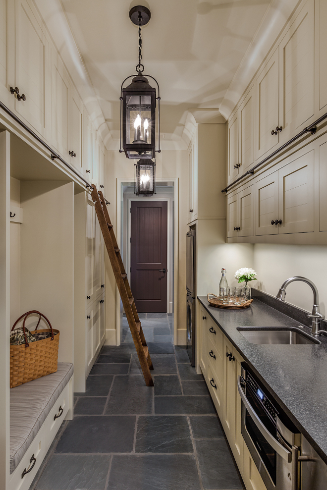 Butlers Pantry Mudroom with light taupe cabinets, slate floor tile and removable cabinet ladder. Butlers Pantry Mudroom with light taupe cabinets, slate floor tile and removable cabinet ladder. Butlers Pantry Mudroom with light taupe cabinets, slate floor tile and removable cabinet ladder. Butlers Pantry Mudroom with light taupe cabinets, slate floor tile and removable cabinet ladder. Butlers Pantry Mudroom with light taupe cabinets, slate floor tile and removable cabinet ladder #ButlersPantry #Mudroom #lighttaupe lighttaupecabinets #slate #slatetile#slatefloortile #removablecabinetladder #cabinetladder Wright Design