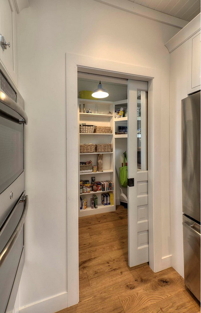 Farmhouse Pantry with sliding pocket door. Farmhouse Pantry with sliding pocket door ideas. Farmhouse Pantry with sliding pocket door #Farmhouse #Pantry #farmhousepantry #kitchenpantry #slidingpocketdoor #slidingdoor #pocketdoor Kitchen Choreography