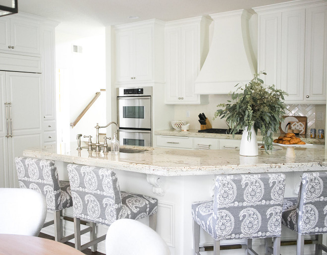 White Granite Countertop. Durable White Granite Countertop. White Granite Countertop. Durable White Granite Countertop #WhiteGraniteCountertop #DurableGraniteCountertop #WhiteGranite #GraniteCountertop Bria Hammel Interiors