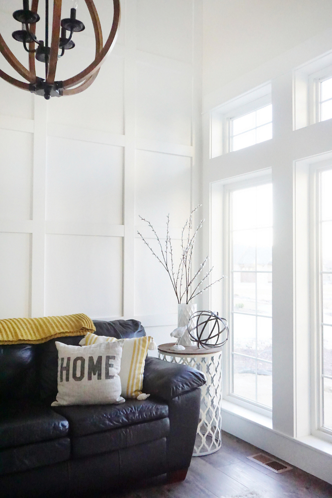 Living room paneling ideas. Living room paneling ideas. We decided on a beautiful and simple white square board and batten for this room because I just felt it was a little more formal but also very simple and clean. Living room paneling ideas. Living room paneling ideas #Livingroompaneling #Livingroompanelingideas Home Bunch's Beautiful Homes of Instagram @household no.6