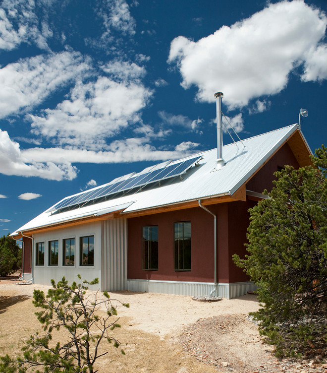 Modern Farmhouse with Roof Solar Panel. Modern Farmhouse with Roof Solar Panel Exterior. Modern Farmhouse with Roof Solar Panel Ideas #ModernFarmhouse #RoofSolarPanel #SolarPanel #FarmhouseSolarPanel Palo Santo Designs LLC