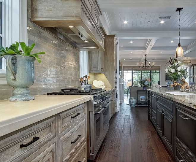 Perimeter Countertop. Kitchen Perimeter Countertop. The perimeter countertop is “Halilah” honed Limestone. Neutral Kitchen Perimeter Countertop #PerimeterCountertop #KitchenPerimeterCountertop #NeutralKitchen #Perimeter #Countertop Brandon Architects, Inc.