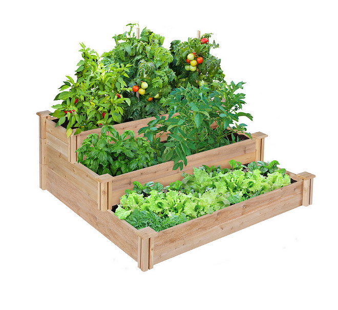 Raised 3-Tier Cedar Garden Bed. Raised 3-Tier Cedar Garden Bed Ideas. Raised 3-Tier Cedar Garden Bed #Raised3TierCedarGardenBed #GardenBed #GardenBedding