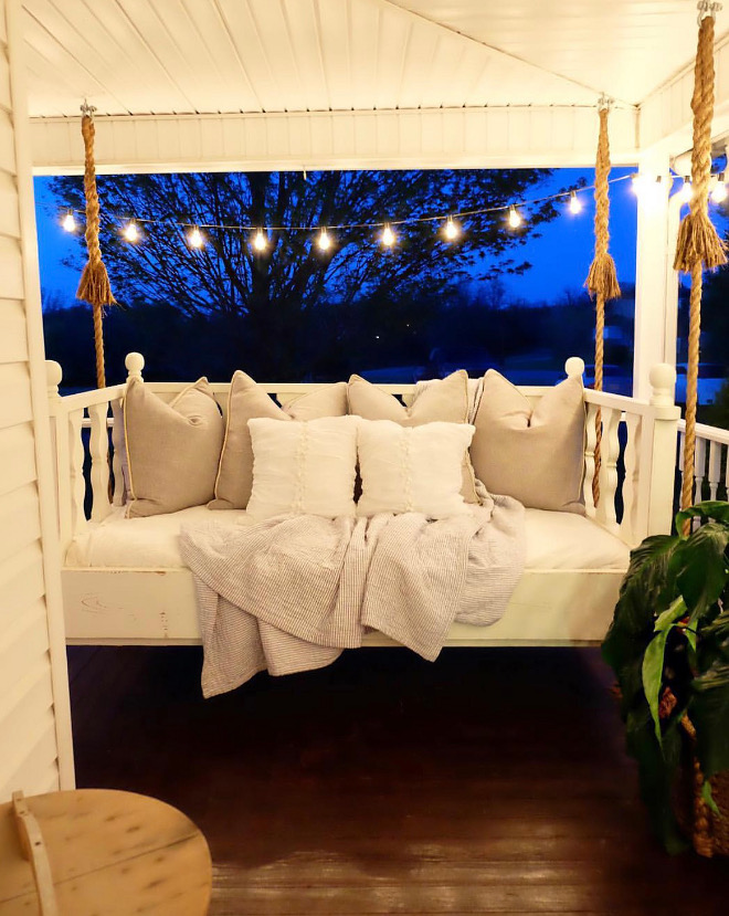 Swing Bed. Rope Swing Bed. DYI Swing Bed. Farmhouse Swing Bed. Farmhouse Porch Swing Bed Our Vintage Farmhouse. Swing Bed. Rope Swing Bed. DYI Swing Bed. Farmhouse Swing Bed. Farmhouse Porch Swing Bed Our Vintage Farmhouse Ideas #SwingBed <Rope Swing Bed> <Swing Bed> #DYISwingBed #FarmhouseSwingBed #FarmhousePorch #Farmhouse #Porch #PorchSwing #Swing Our Vintage Farmhouse