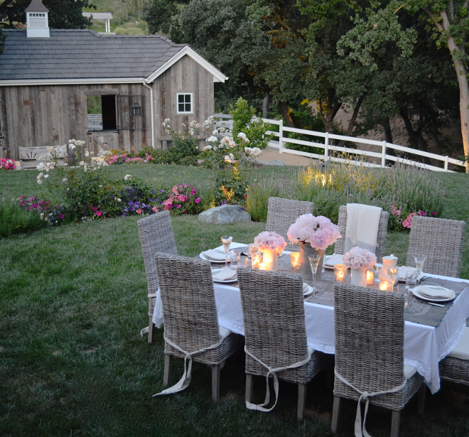 Farmhouse Backyard. Country Farmhouse Backyard #Farmhouse #Backyard #CountryFarmhouse #FarmhouseBackyard @sanctuaryhomedecor