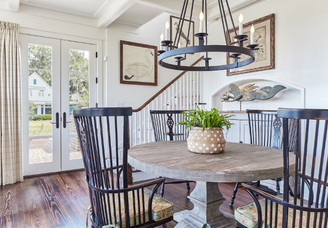 Farmhouse Dining Room. Farmhouse Dining Room with whitewashed dining table. Farmhouse Dining Room Farmhouse Dining Room Farmhouse Dining Room Farmhouse Dining Room #Farmhouse #DiningRoom #FarmhouseDiningRoom #whitewasheddiningtable Nancy Serafini Interior Design