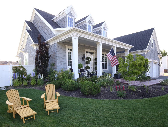 Grey Shingle Cape Cod Exterior. Grey Shingle Cape Cod Exterior. Grey Shingle Cape Cod Exterior. Grey Shingle Cape Cod Exterior #GreyShingle #GreyShingleexterior #CapeCod #CapeCodExterior Home Bunch's Beautiful Homes of Instagram @cambridgehomecompany