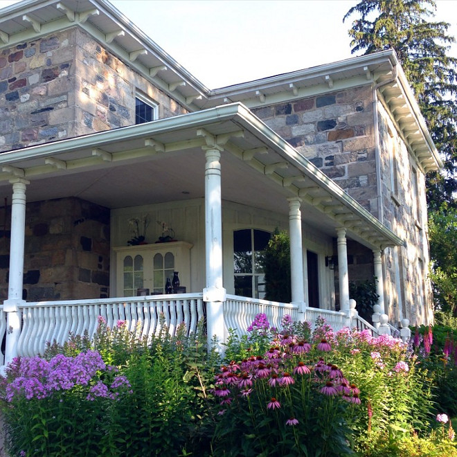 Historic Stone House Architectural Details. Exterior of house is stone built over a two year period from 1876-1878. Home Bunch's Beautiful Homes of Instagram Cynthia Weber Design @Cynthia_Weber_Design