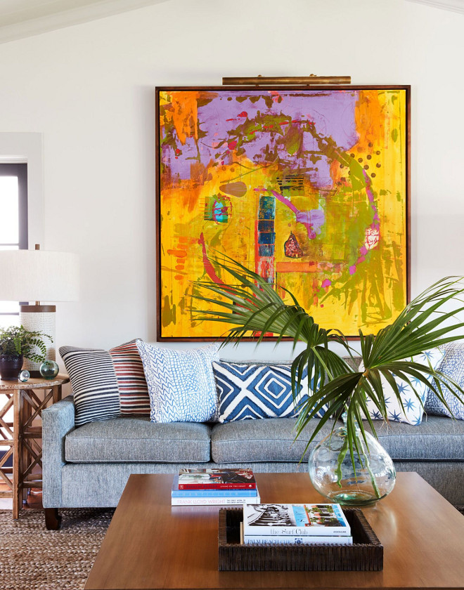 Living Room Art Ideas. Artwork is by Steve Williams. Living Room Art Ideas. Living Room Art Ideas. Living Room Art Ideas #LivingRoom #Art #livingroomIdeas Andrew Howard Interior Design