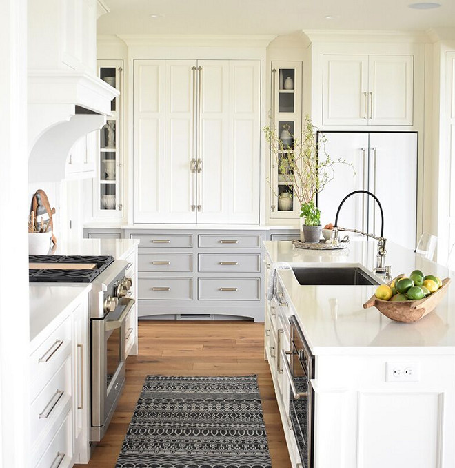 Mylands col Archway House #106. White and grey kitchen hutch Mylands col Archway House 106 #MylandscolArchwayHouse #106 Kate Abt Design