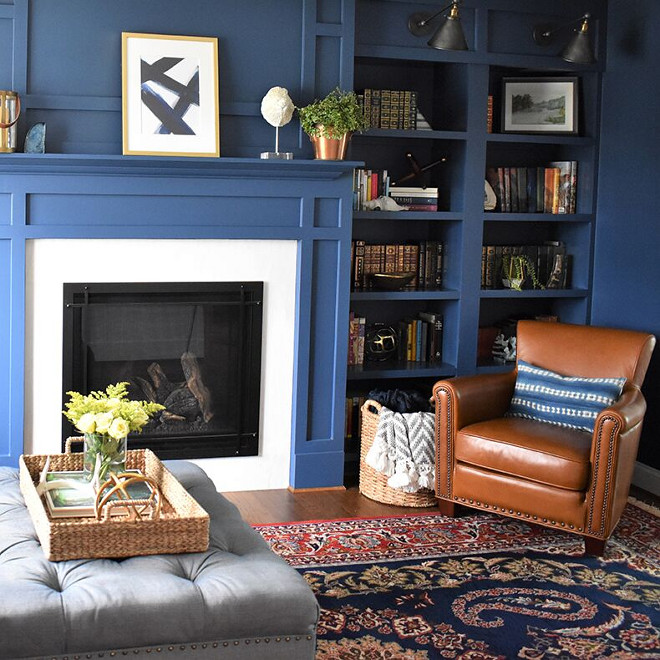 Van Deusen Blue by Benjamin Moore. Navy paint color Van Deusen Blue by Benjamin Moore. Van Deusen Blue by Benjamin Moore. #VanDeusenBluebyBenjaminMoore #navypaintcolor Kate Abt Design