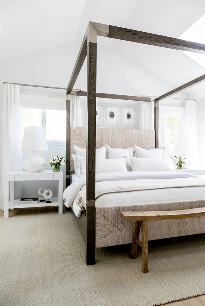 Sleek Bed Ideas. Modern farmhouse bedroom with Sleek Bed. Sleek Bed Ideas #SleekBed #bedIdeas Chango & Co.