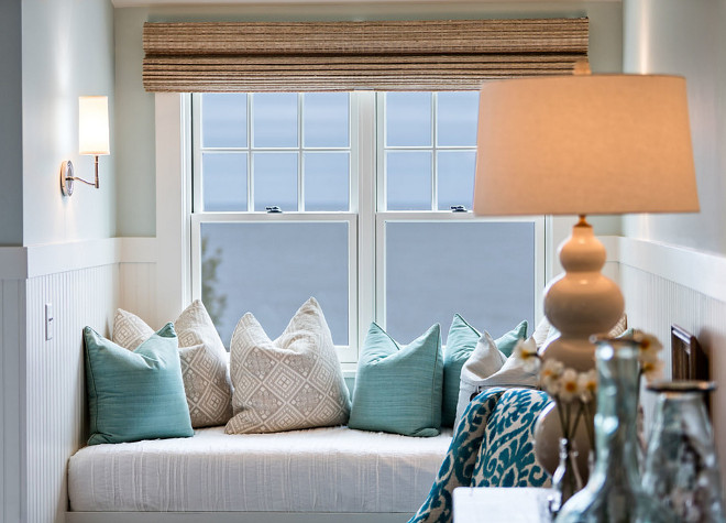 Bedroom window seat. Bedroom window seat pillows. Bedroom window seat cushion. Bedroom window seat #Bedroomwindowseat #Bedroom #windowseat Mitch Wise Design,Inc.