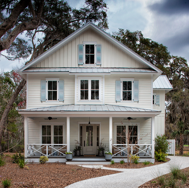 Benjamin Moore 2122-50 Iceberg. Blue shutter paint color Benjamin Moore 2122-50 Iceberg. Benjamin Moore 2122-50 Iceberg #BenjaminMoore212250Iceberg #BenjaminMooreIceberg #Blueshutters #paintcolor Lisa Furey - Barefoot Interiors