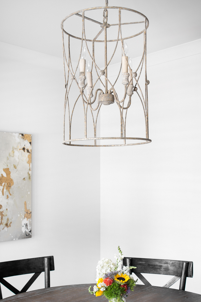 Dining room Lighting. Dining room Lighting. A stunning addition to the foyer or over a large dining table, this fixture is crafted of iron with a geometric cagework design and antiqued finish Dining room Lighting. Dining room Lighting. Dining room Lighting #Diningroom #Lighting Willow Homes