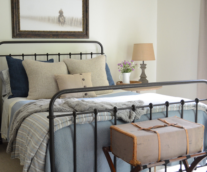 Iron Bed Farmhouse Bedroom. Iron Bed Farmhouse Bedroom. Iron Bed Farmhouse Bedroom. Black Iron Bed Farmhouse Bedroom. Iron Bed Farmhouse Bedroom #IronBedFarmhouseBedroom #IronBed #FarmhouseBedroom Beautiful Homes of Instagram @SanctuaryHomeDecor