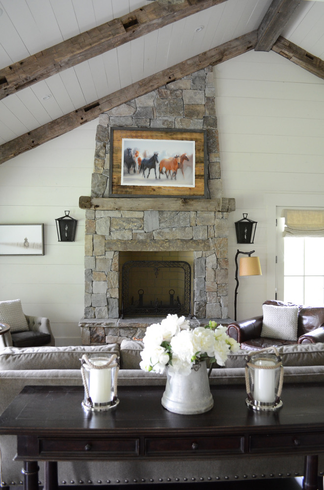 Montana Fieldstone Stone Fireplace. Montana Fieldstone Stone Fireplace. Montana Fieldstone Stone Fireplace. Montana Fieldstone Stone Fireplace #MontanaFieldstone #StoneFireplace Beautiful Homes of Instagram @SanctuaryHomeDecor