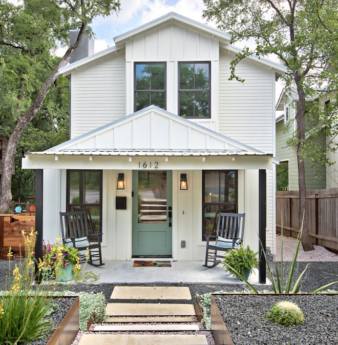 Simply White OC17 Benjamin Moore Exterior Paint Color. Simply White OC17 Benjamin Moore Exterior Paint Color. Simply White OC17 Benjamin Moore Exterior Paint Color Modern Farmhouse Tiny Home Simply White OC17 Benjamin Moore Exterior Paint Color #SimplyWhiteOC7BenjaminMoore #ExteriorPaintColor Avenue B Development