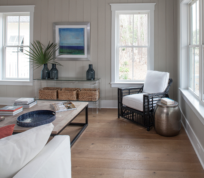 Tan shiplap paint color. Tan shiplap paint color. Sherwin Williams SW 7596 Only Natural Tan shiplap paint color #Tanshiplap #paintcolor #shiplappaintcolor #tanshiplap #tanshiplappaintcolor #SherwinWilliamsSW7596OnlyNatural Lisa Furey - Barefoot Interiors