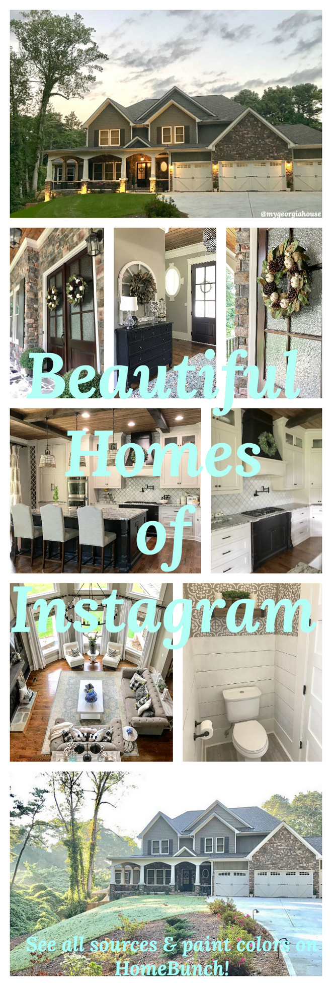 Beautiful Homes of Instagram. See paint colors and diy tutorials on Home Bunch