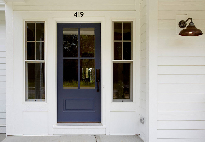 Benjamin Moore Paint Colors Navy door paint color Benjamin Moore Hale Navy HC-154. Benjamin Moore Hale Navy HC-154. Benjamin Moore Hale Navy HC-154 #BenjaminMooreHaleNavyHC154 #navydoorpaintcolor #Benjaminmoore Miller Marriott Construction Co. LLC