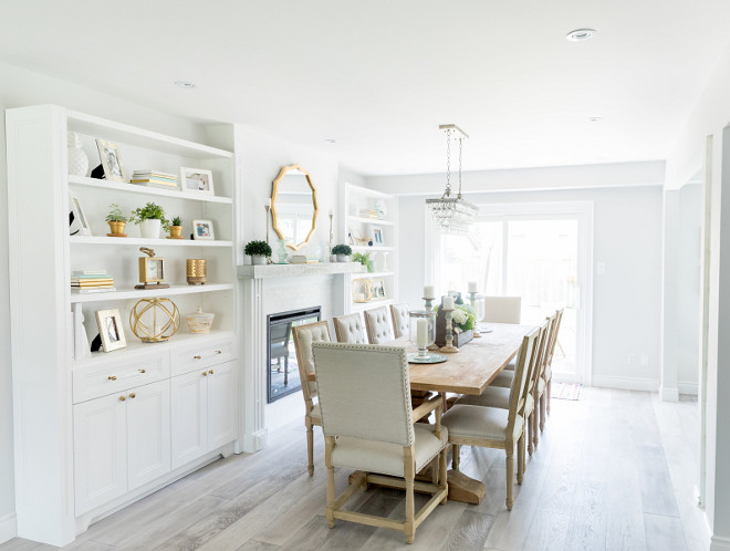 Dining room renovation Before and After My new dining room table is made from reclaimed wood and I wanted to keep a natural flow with the rustic but chic look of the room. Simply Beautiful Eating