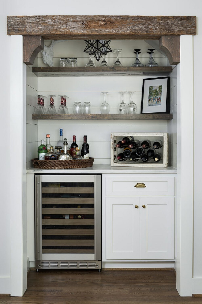 Farmhouse Bar Nook with shiplap backsplash, shaker cabinets and reclaimed wood shelves and beam. Farmhouse Bar Nook with shiplap backsplash, shaker cabinets and reclaimed wood shelves and beam. Farmhouse Bar Nook with shiplap backsplash, shaker cabinets and reclaimed wood shelves and beam. Farmhouse Bar Nook with shiplap backsplash, shaker cabinets and reclaimed wood shelves and beam. Farmhouse Bar Nook with shiplap backsplash, shaker cabinets and reclaimed wood shelves and beam #Farmhouse #Bar #Barnook #farmhousebar #Nook #shiplapbacksplash #shakercabinets #reclaimedwood #shelves#reclaimedwoodshelves #beam Willow Homes