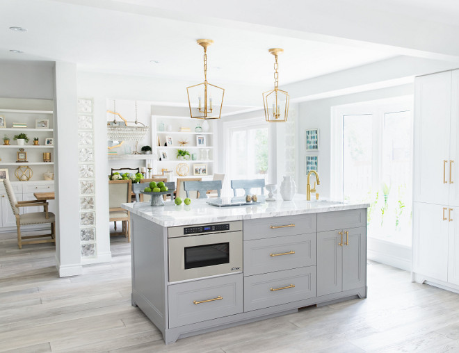 Kitchen Dining room renovation. The entire space measures 21 x 17 now that hey removed the wall between the existing kitchen and old dining area. Simply Beautiful Eating