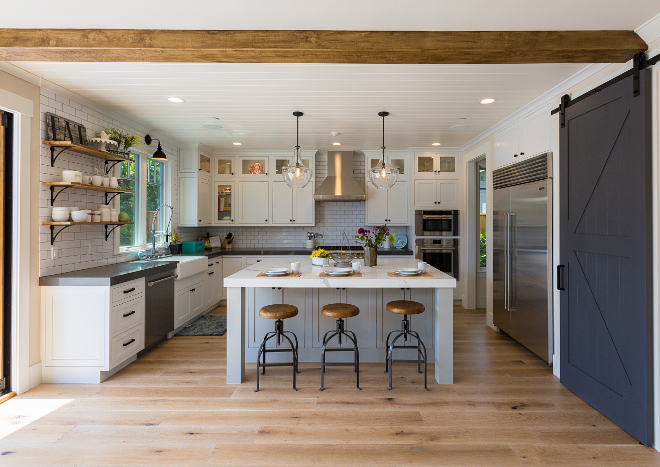 Modern Farmhouse Kitchen with white oak hardwood floors and barn door to pantry. Modern Farmhouse Kitchen with white oak hardwood floors and barn door to pantry. Modern Farmhouse Kitchen with white oak hardwood floors and barn door to pantry. Modern Farmhouse Kitchen with white oak hardwood floors and barn door to pantry. Modern Farmhouse Kitchen with white oak hardwood floors and barn door to pantry. Modern Farmhouse Kitchen with white oak hardwood floors and barn door to pantry #ModernFarmhouseKitchen #whiteoakhardwoodfloors #barndoor #pantrybarndoor #pantry AK Construction