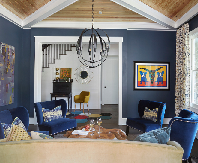 Sherwin Williams Sea Serpent. Navy blue with grey undertones Sherwin Williams Sea Serpent. Sherwin Williams Sea Serpent #SherwinWilliamsSeaSerpent Morning Star Builders