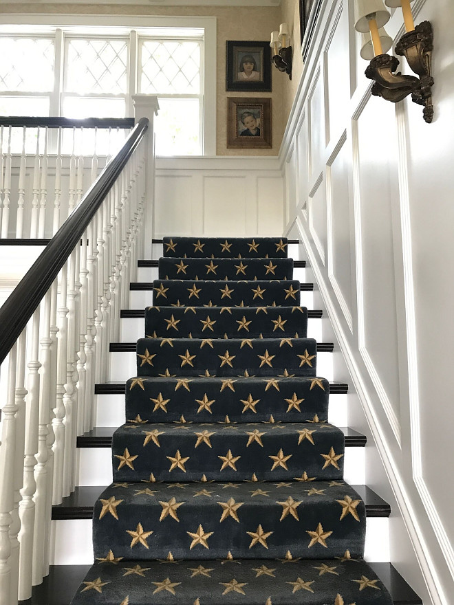 Staircase runner. Staircase runner #Staircaserunner Beautiful Homes of Instagram @SweetShadyLane