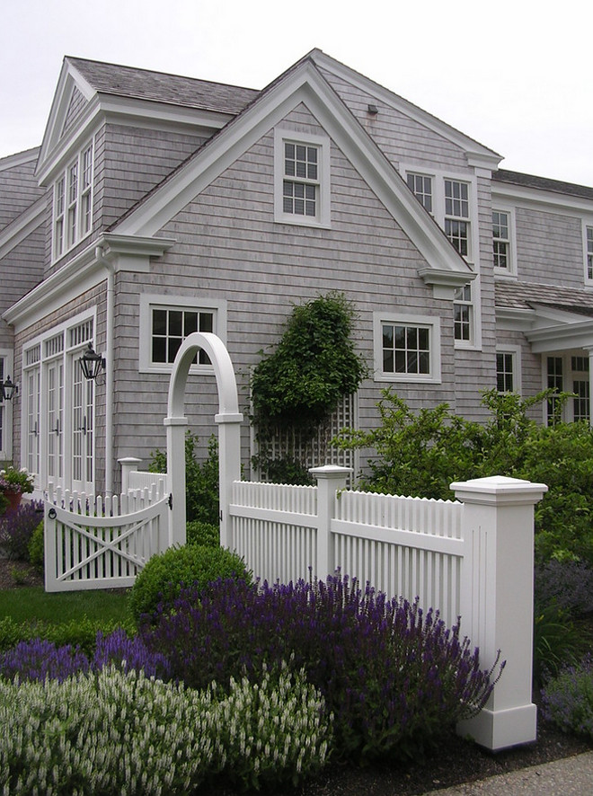 White picket fence with arbor gate. White picket fence with arbor gate. White picket fence with arbor gate. White picket fence with arbor gate. White picket fence with arbor gate. #Whitepicketfence #picketfence #arborgate Sean Papich Landscape Architecture