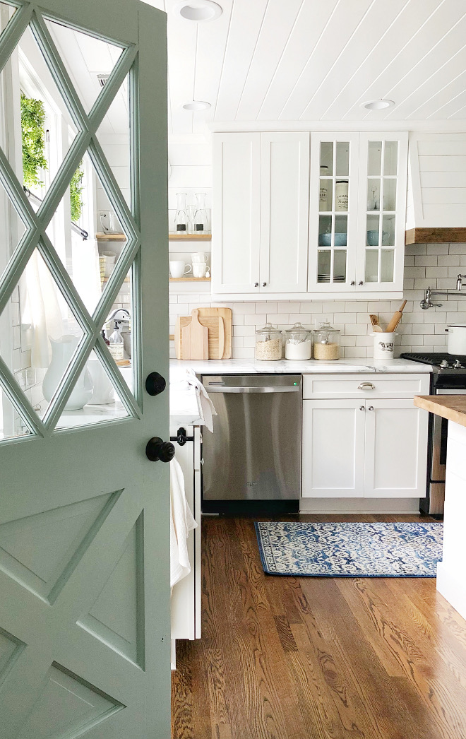 Kitchen Door Kitchen I would trade any kitchen door to this charming Robin's egg blue door, Door Kitchen Door Kitchen Door Kitchen Door Kitchen Door #KitchenDoor