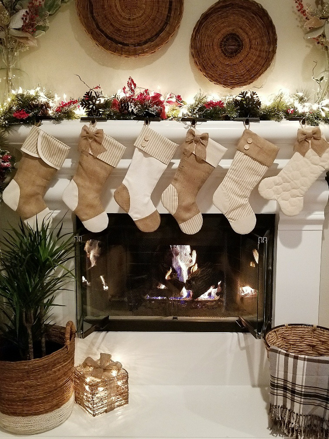 Neutral Stockings Mantel Neutral Stockins Neutral Stockings Mantel Neutral Stockings