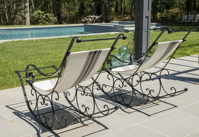 Pool Rocking Chairs