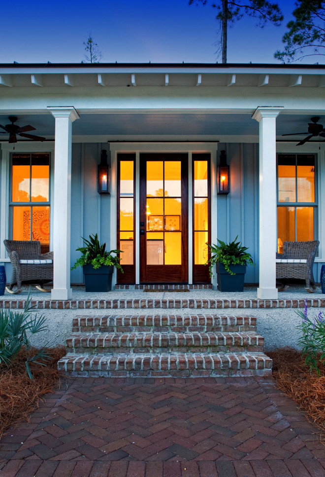 Porch with brick steps. Porch with brick steps. Porch with brick steps. Porch with brick steps. #Porchbricksteps