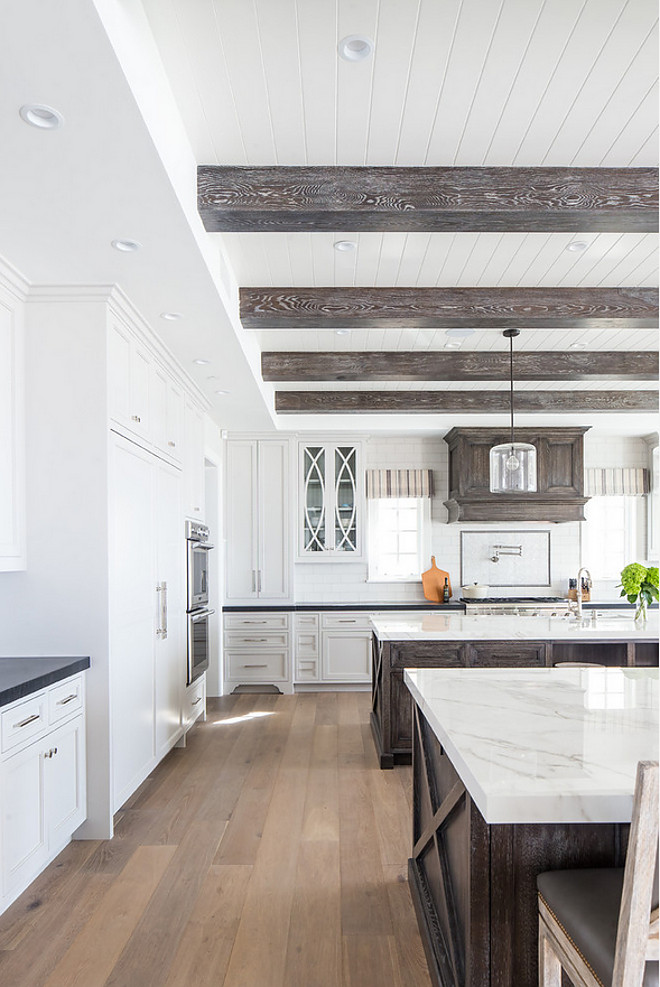 Tongue and groove and beams Kitchen ceiling features Tongue and groove and beams #Tongueandgroove #beams