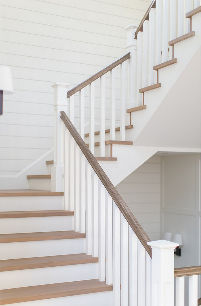 Wood Railing. White Oak Wood Railing White oak railing #woodrailing #railing #whiteoak #whiteoakrailing