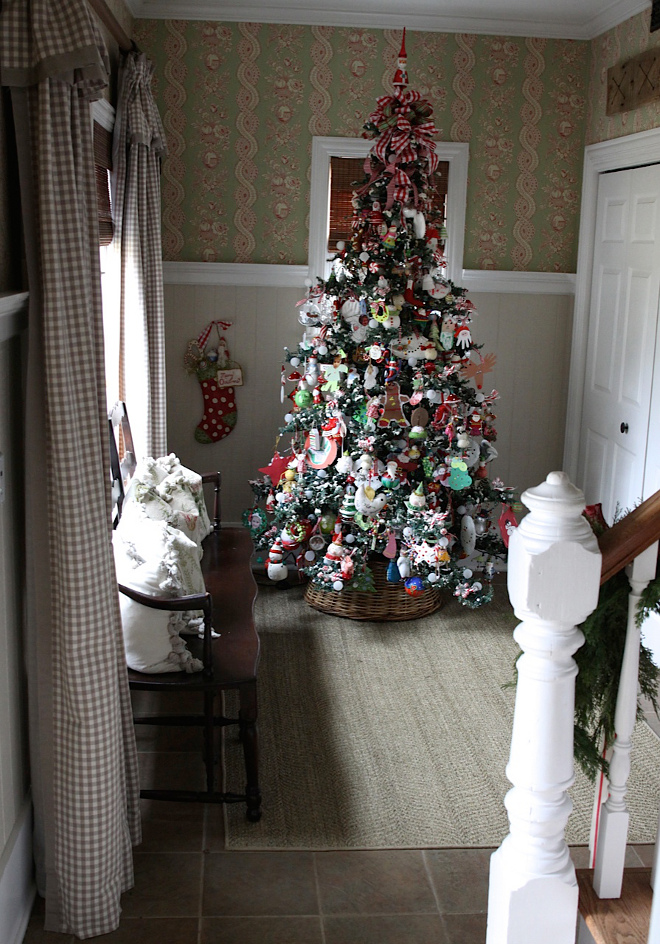 Christmas Foyer Decor Christmas Tree