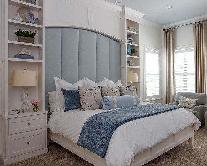 Bedroom Bookcase Builtin Bed Bedroom Built-in Bedroom Bookcase Builtin Bed Bedroom Built-in Ideas The master bedroom features custom bookshelves beautifully flanking the bed