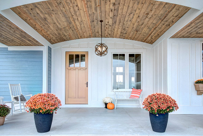 Board and Batten Porch with Pine Tongue and Groove Board Ceiling Board and Batten Porch with Pine Tongue and Groove Board Ceiling