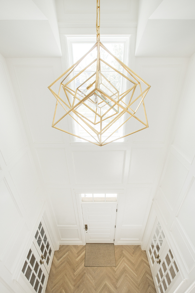 Geometric Brass pendant Foyer Geometric Brass pendant Visual Comfort Geometric Brass pendant Kelly Wearstler Cubist Gild Pendant Ceiling Light #GeometricBrasspendant #Geometricpendant