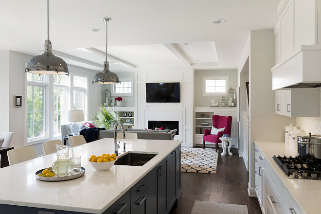 Marble looking white quartz Kitchen with Marble looking white quartz countertop Marble looking white quartz