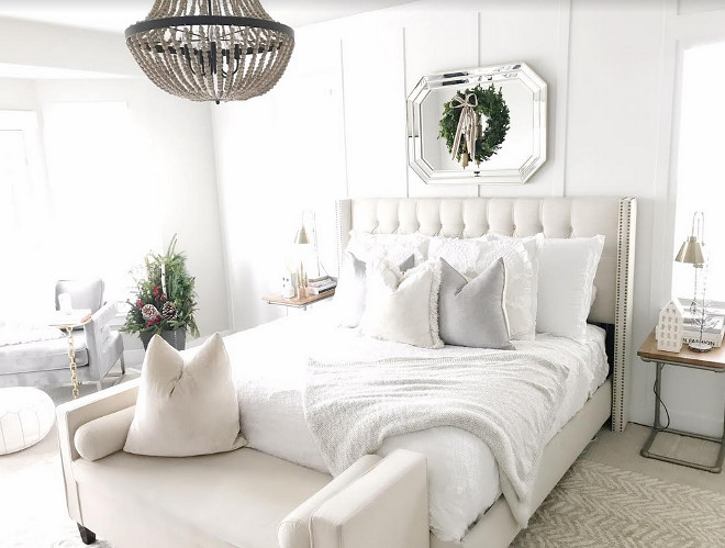 Neutral Bedroom Beautiful bedroom with neutral decor Neutral bedroom #neutralbedroom Home Bunch Beautiful Homes of Instagram